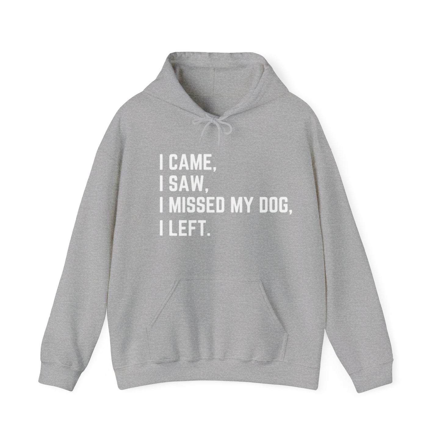 Came, Saw, Missed my Dog Hoodie