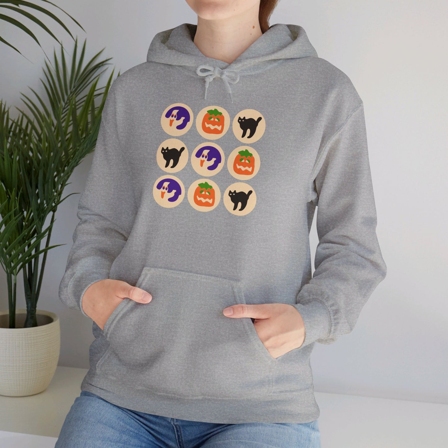 Halloween Cat Cookie Hoodie