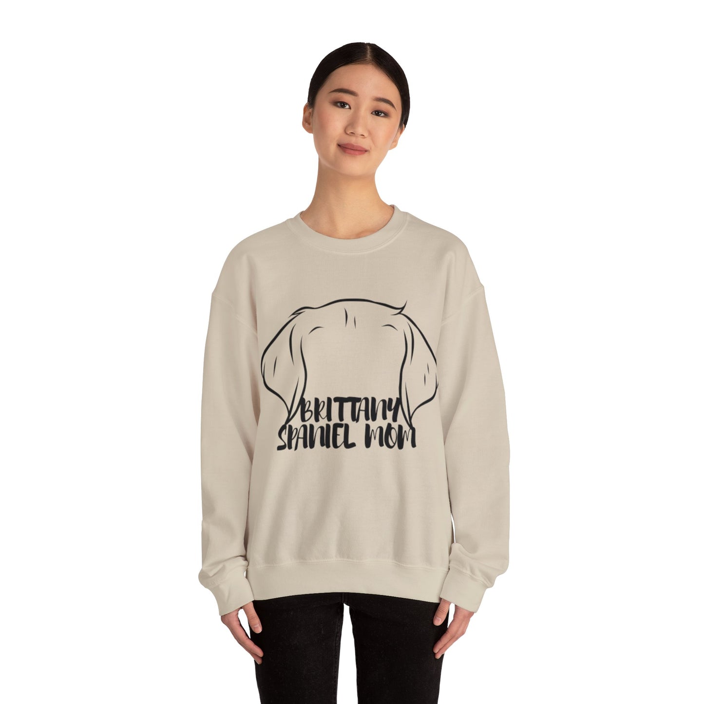 Brittany Spaniel Mom Crewneck