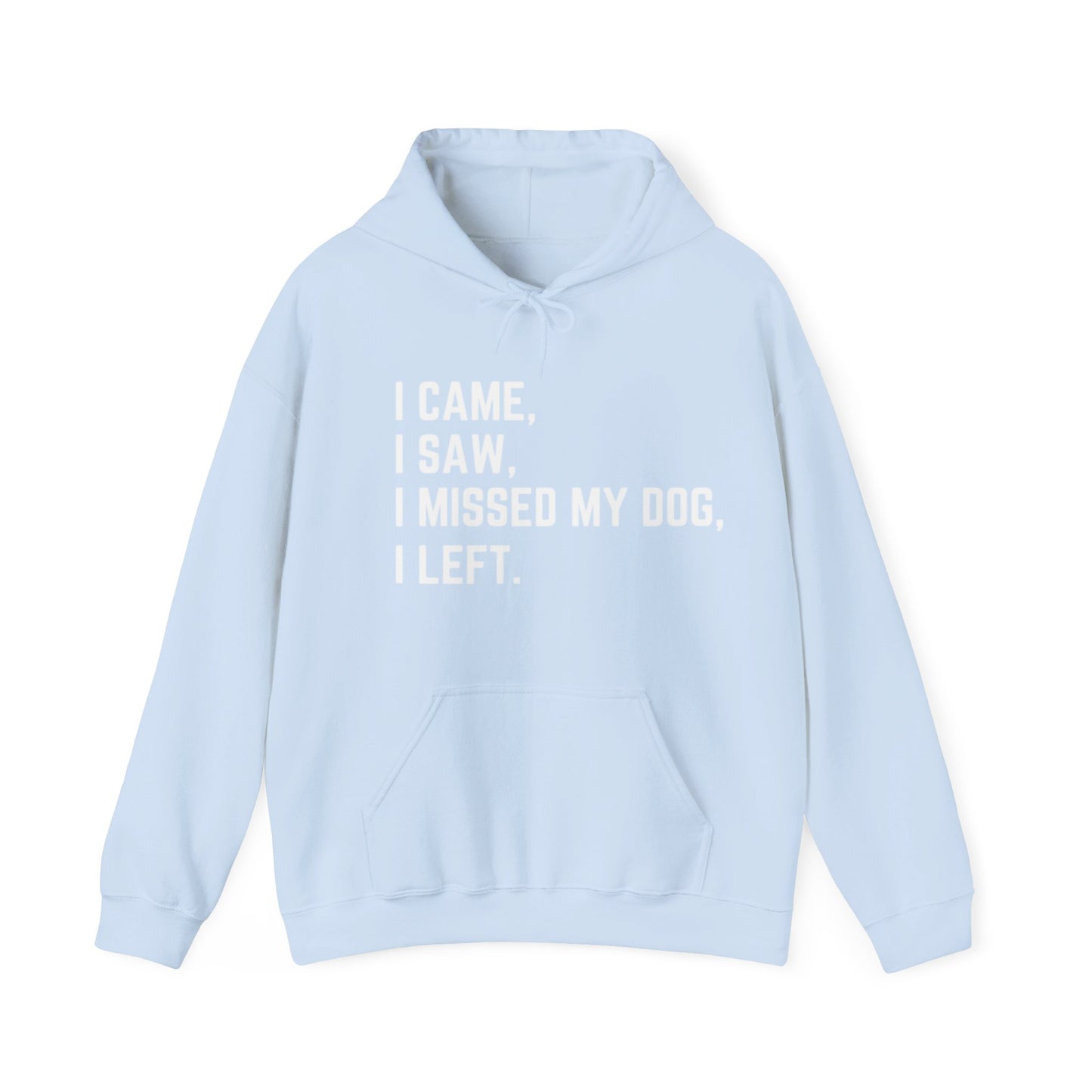 Came, Saw, Missed my Dog Hoodie