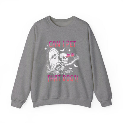 Can I Pet That Dog Halloween Crewneck