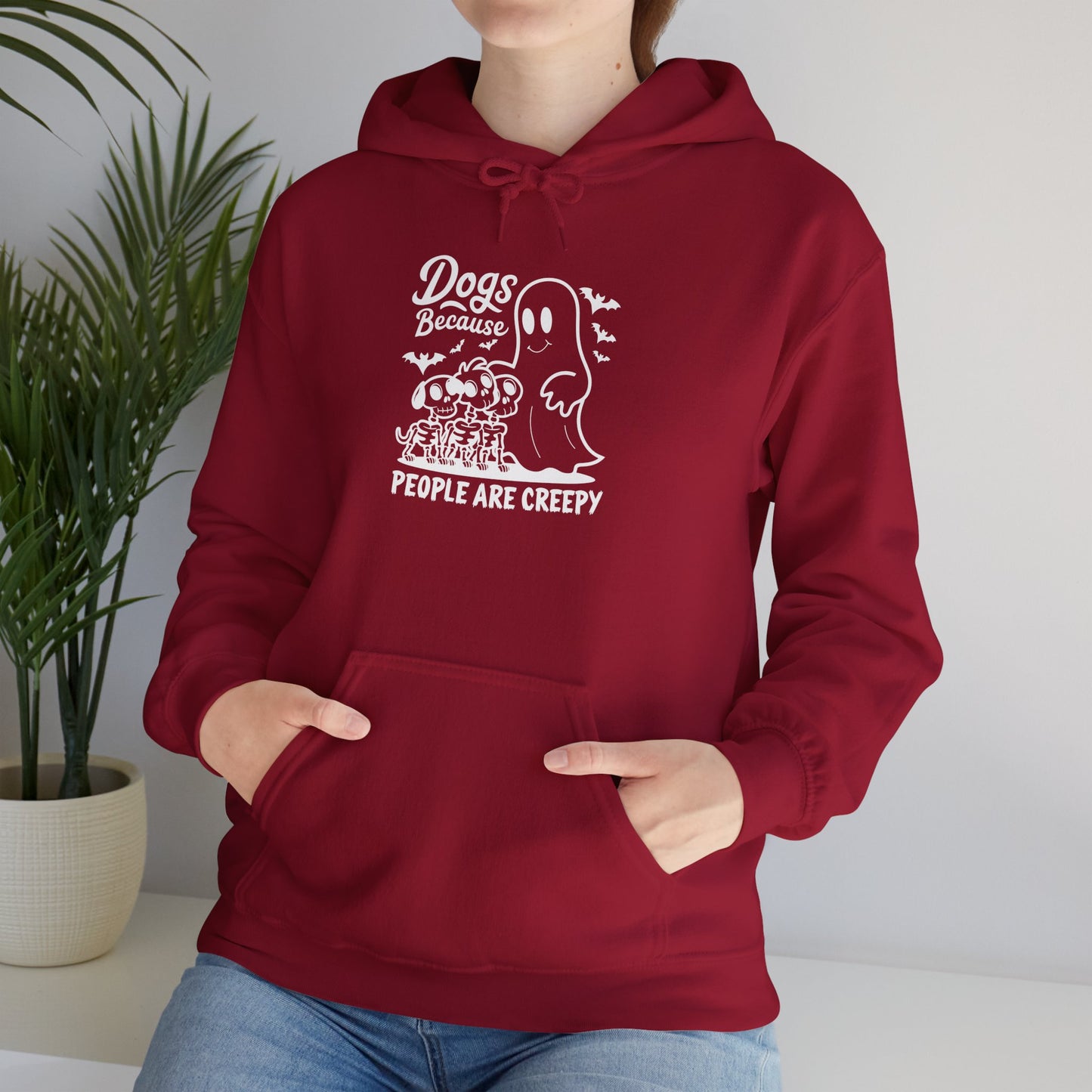 Dogs, Because People Are Creepy Halloween Hoodie