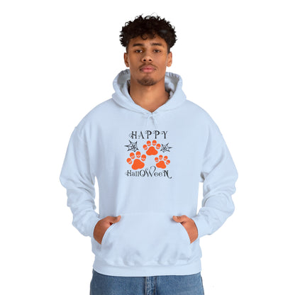 Happy Halloween Paw Print hoodie