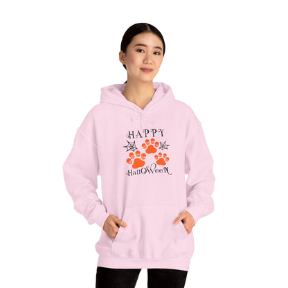 Happy Halloween Paw Print hoodie