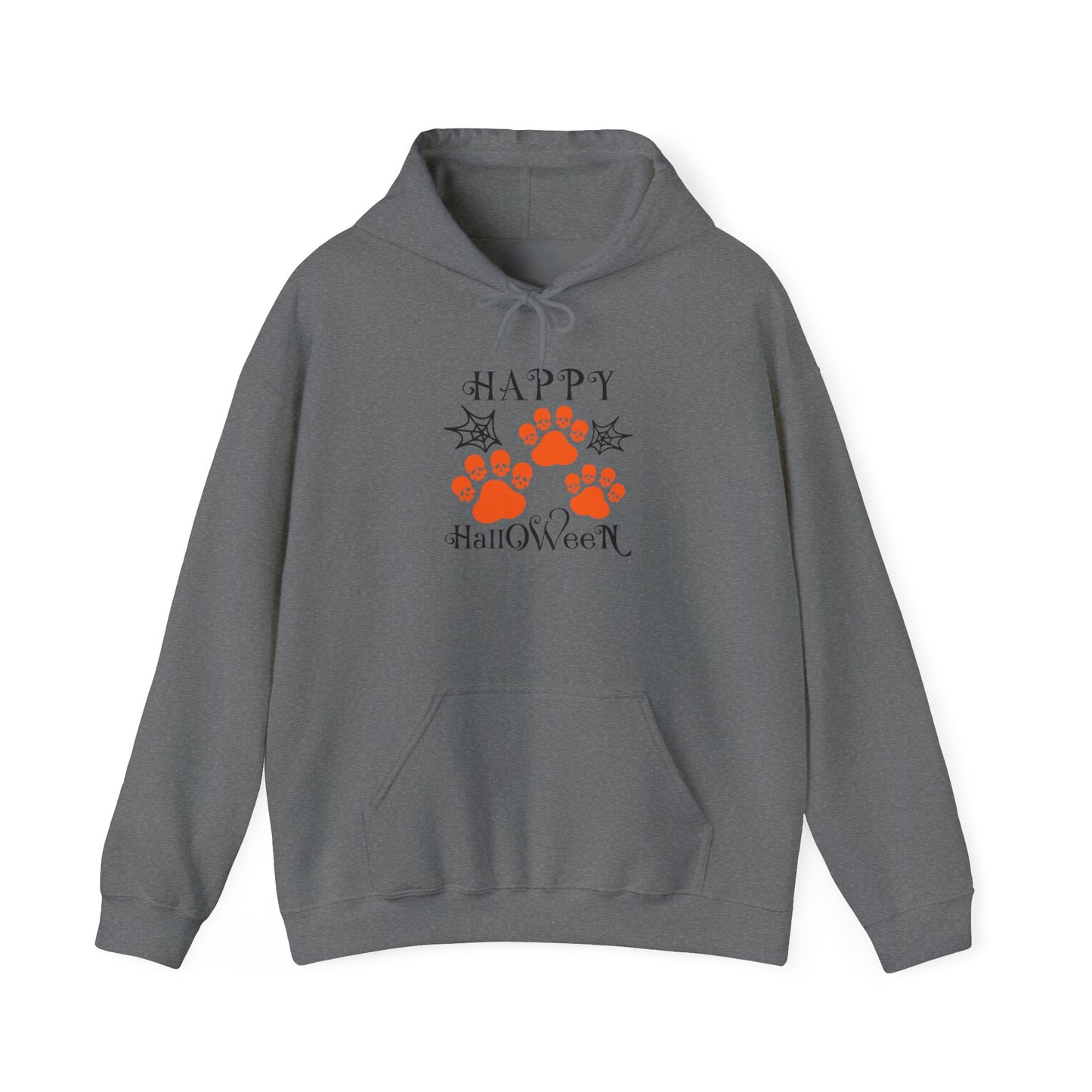 Happy Halloween Paw Print hoodie