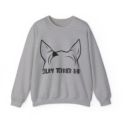 Silky Terrier Dad Crewneck