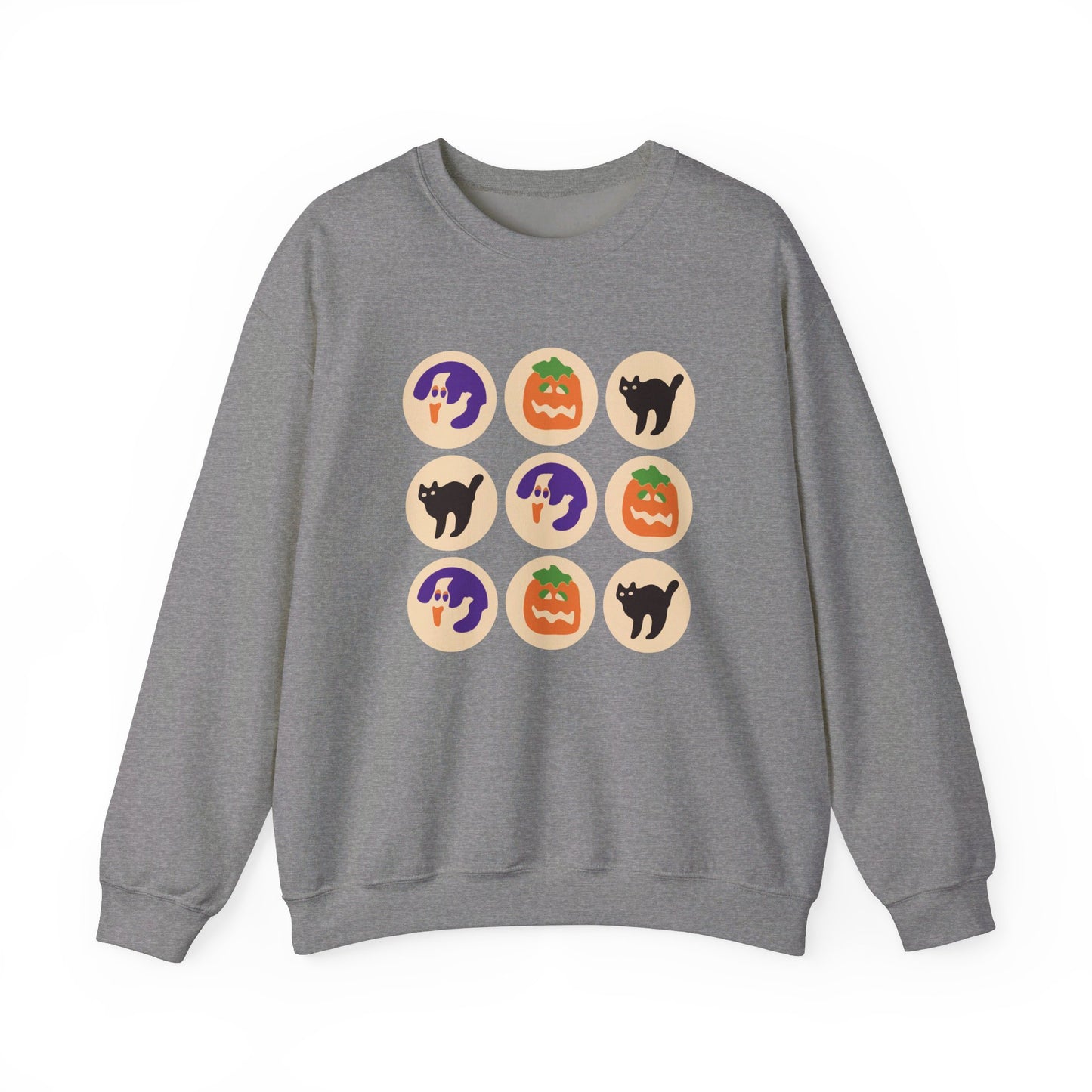 Halloween Black Cat Crewneck Sweatshirt