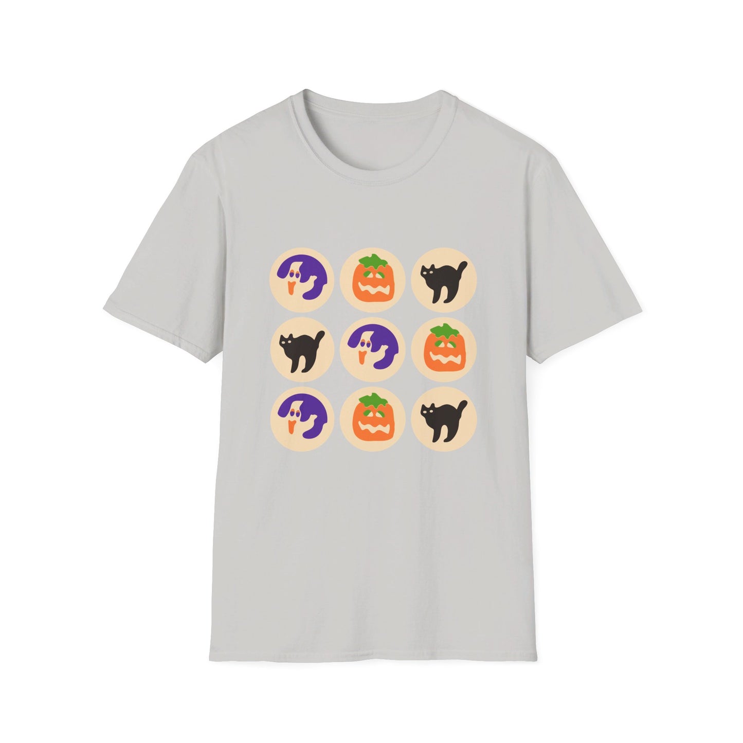 Halloween Black Cat Cookie Design T-Shirt