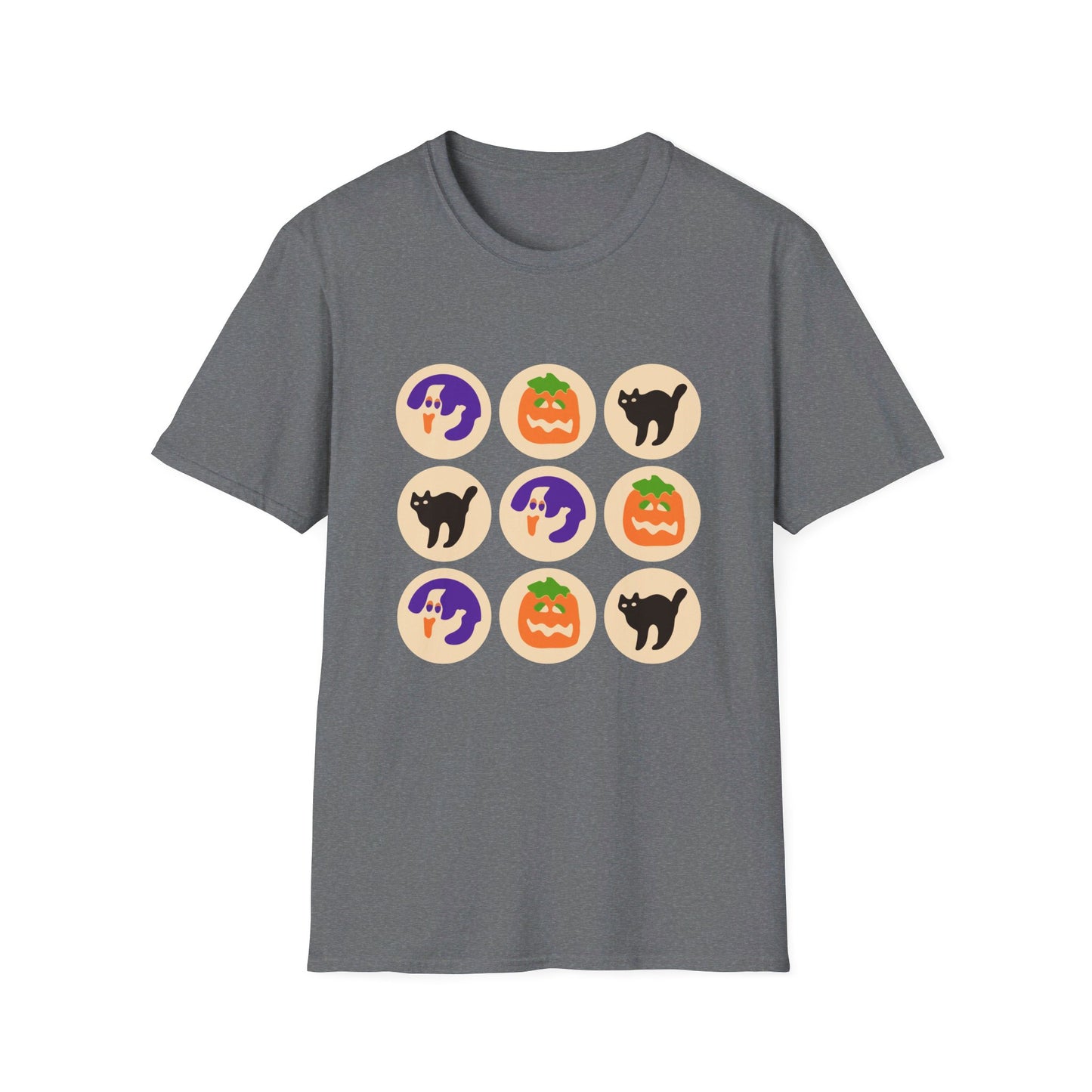 Halloween Black Cat Cookie Design T-Shirt