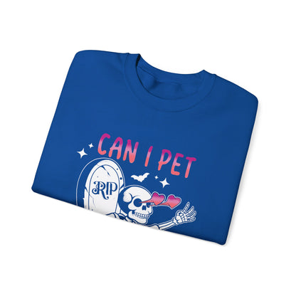 Can I Pet That Dog Halloween Crewneck