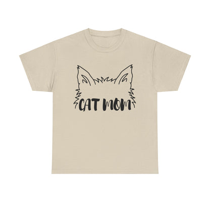 Long-Haired Cat Mom Tee