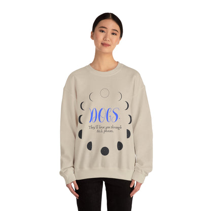 Dogs Moon Phase Crewneck