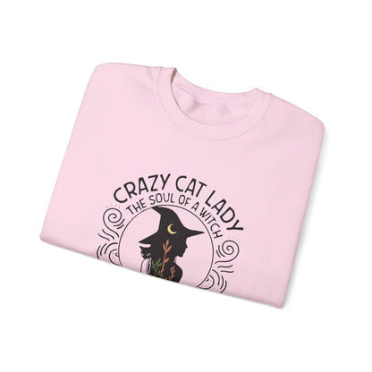 Crazy Cat Lady Halloween Crewneck