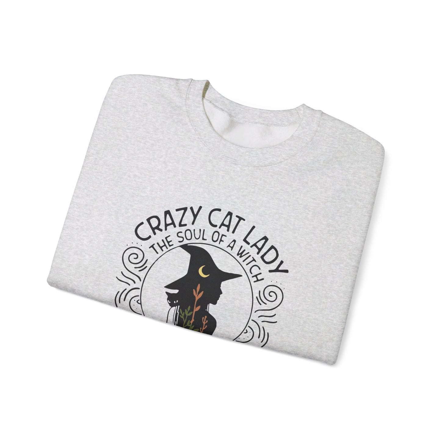 Crazy Cat Lady Halloween Crewneck